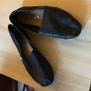 BOBS Skechers Black with sparkle